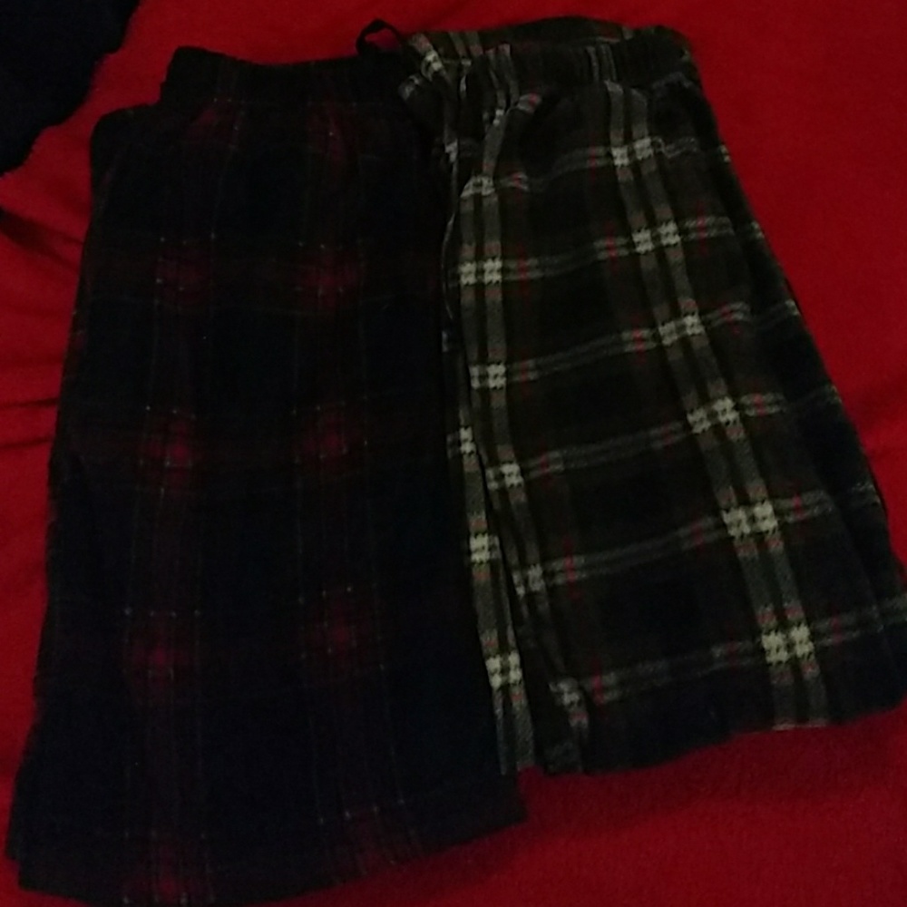 NWOT 2 pairs of men's micro fleece lounge pants